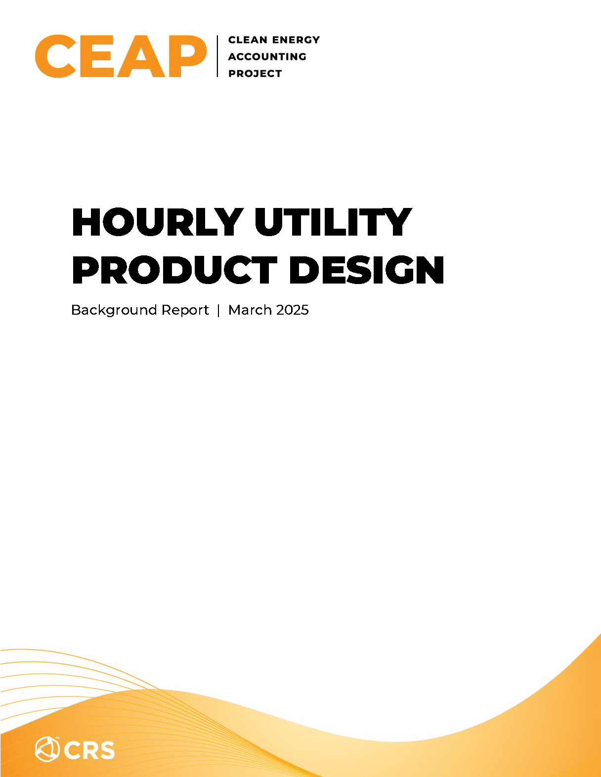 Hourly Utility Product Design